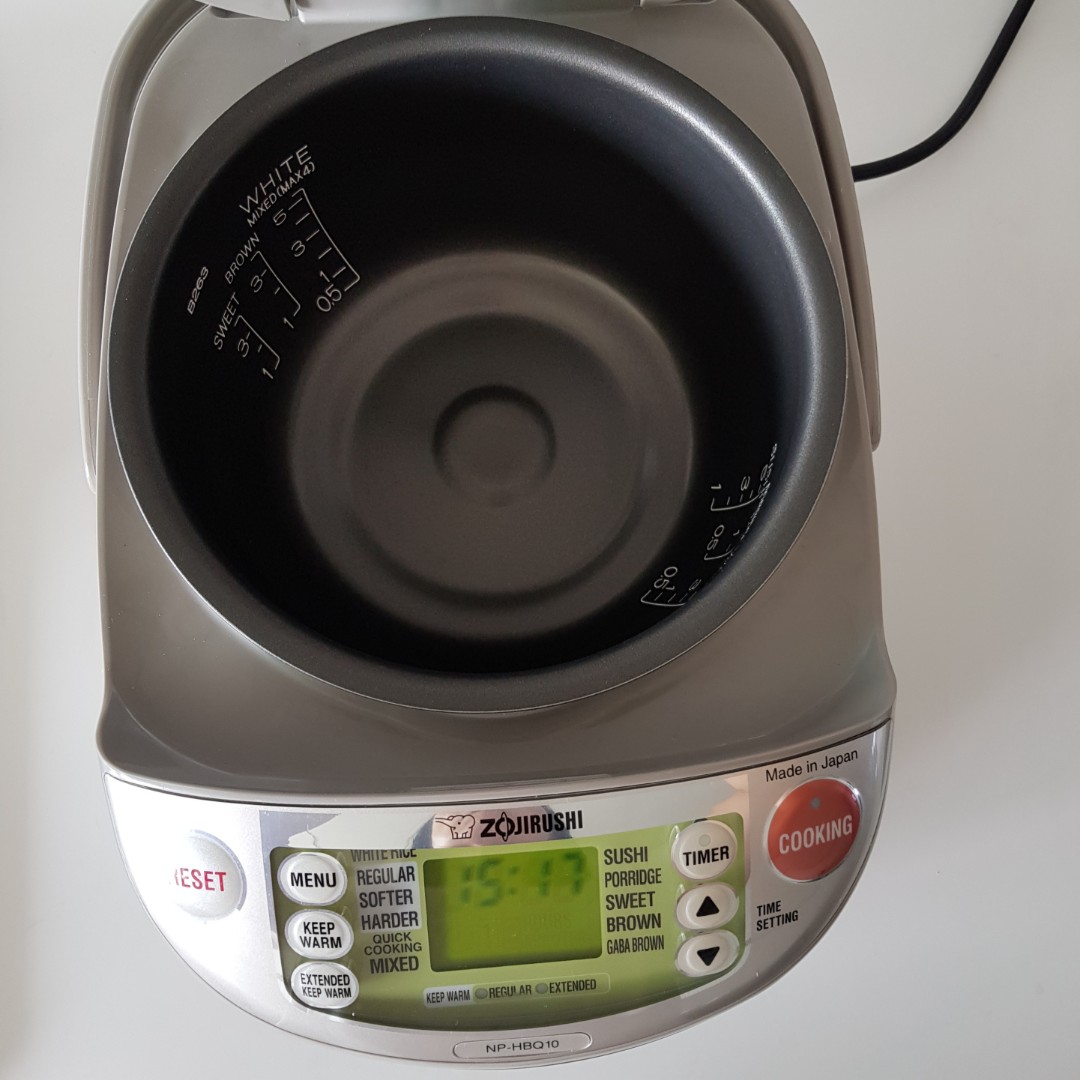 Zojirushi Rice Cooker Made in Japan 1 Litre NPHBQ10, Home Appliances