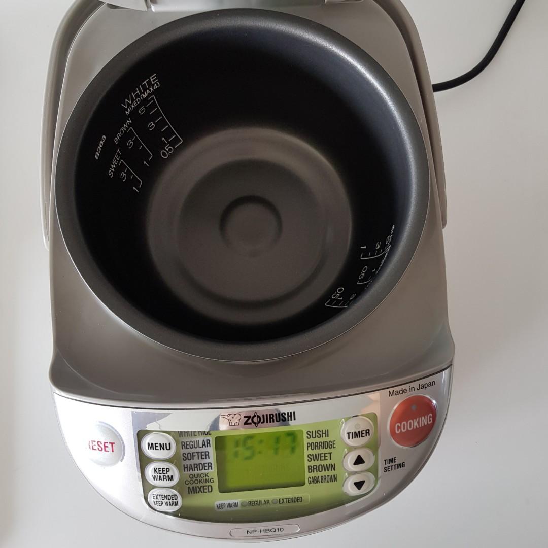 Zojirushi Rice Cooker Made in Japan 1 Litre NPHBQ10, Home Appliances