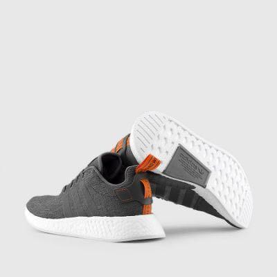 Adidas Originals NMD R2 Grey Five Future Harvest Mens Running Sneakers  BY3014
