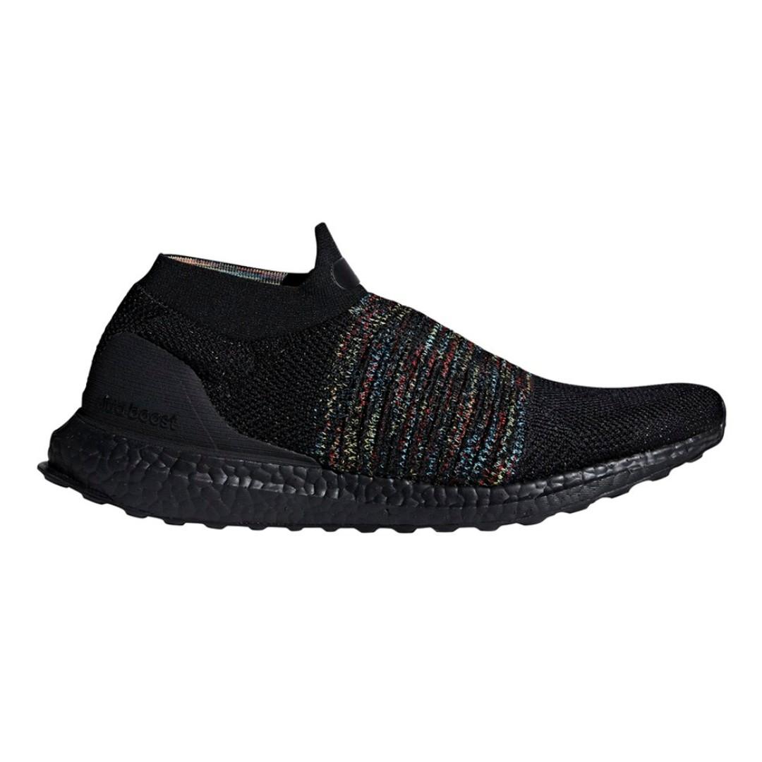 Adidas ultra boost cheap laceless black multicolor