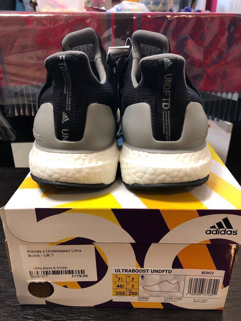 Adidas X Undefeated Ultra Boost