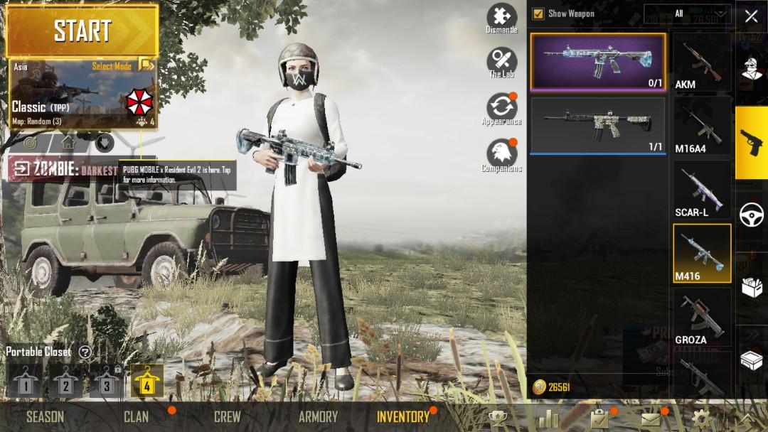 Akun Pubg 18 Set M4 Glacier Murah Jual Rugi Video Gaming Video