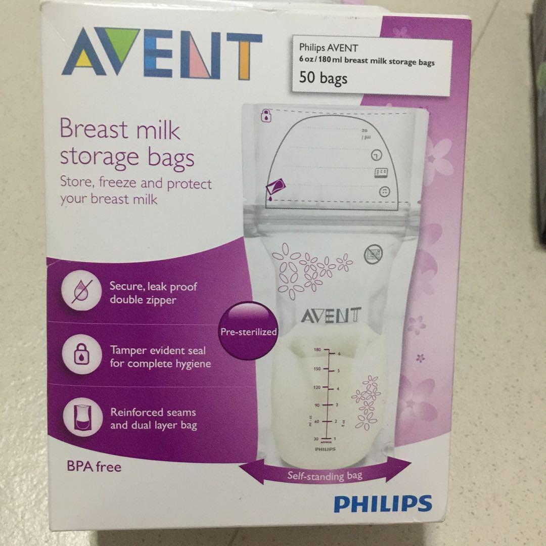 avent breast milk bags