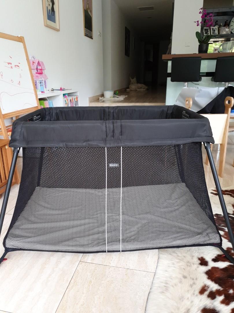 Baby Bjorn Travel Cot Crib Light Babies Kids Cots Cribs On