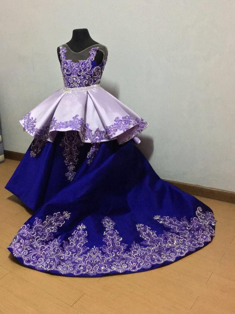 Ball gown Sagala Santa cruzan Gown