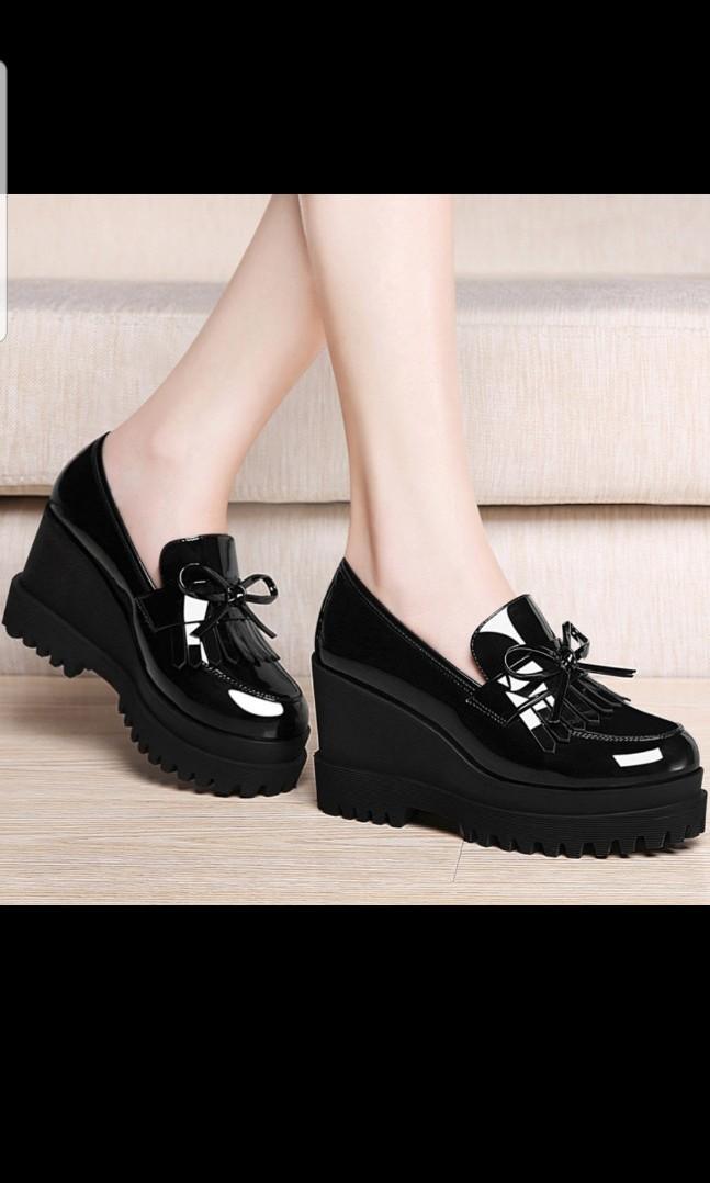 black platform shoes womens