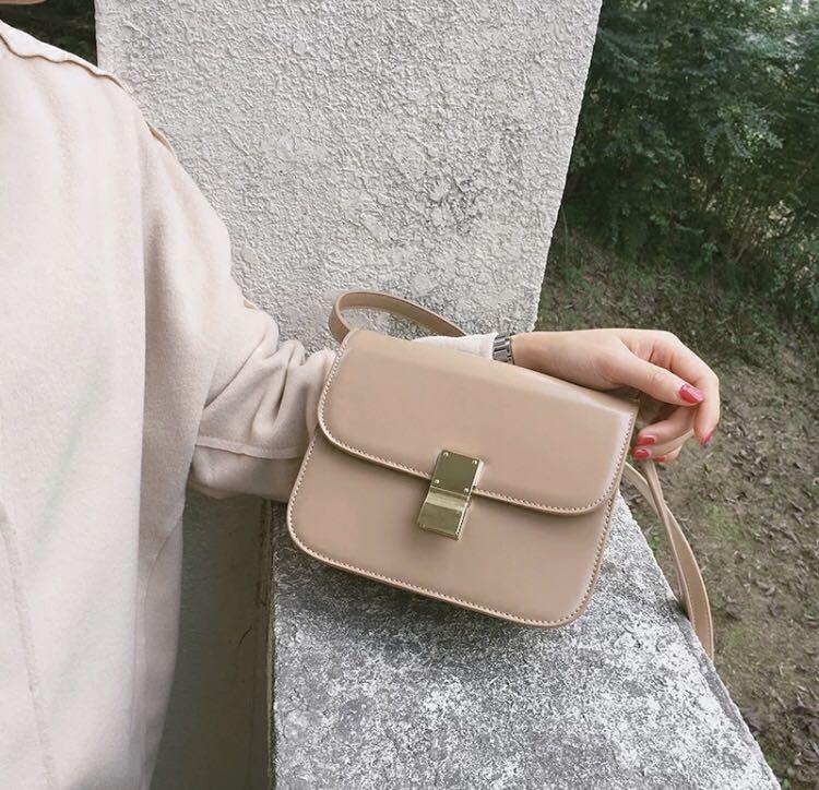 Beige color sling bags 2025