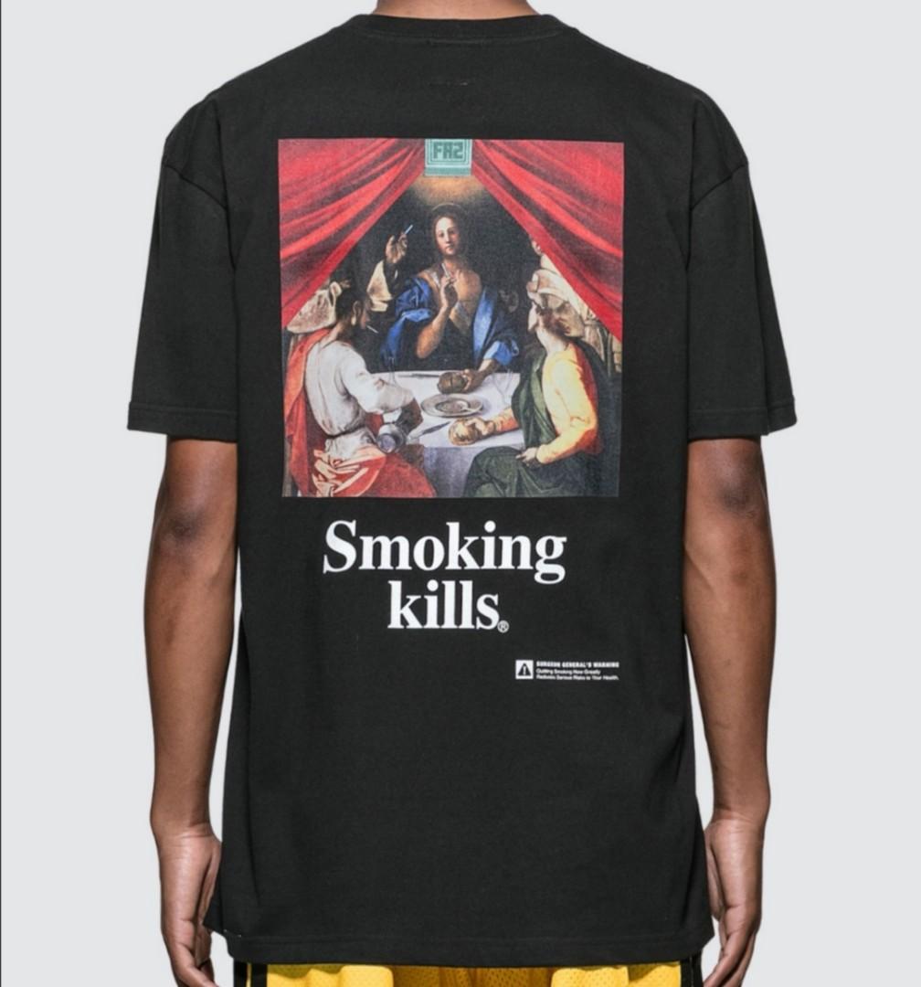 Bnwt Fr2 Smoking Kills The Scene T Shirt Size M Men S Fashion Clothes Tops On Carousell