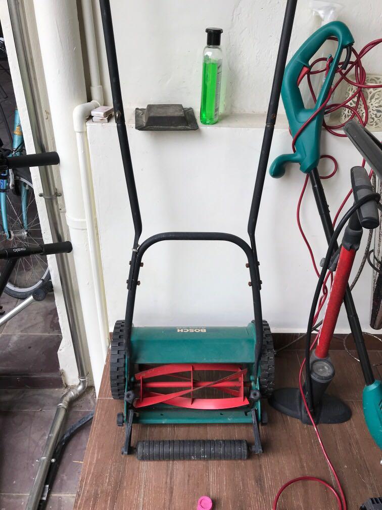 Bosch lawn mower manual, Furniture & Home Living, Gardening, Grass