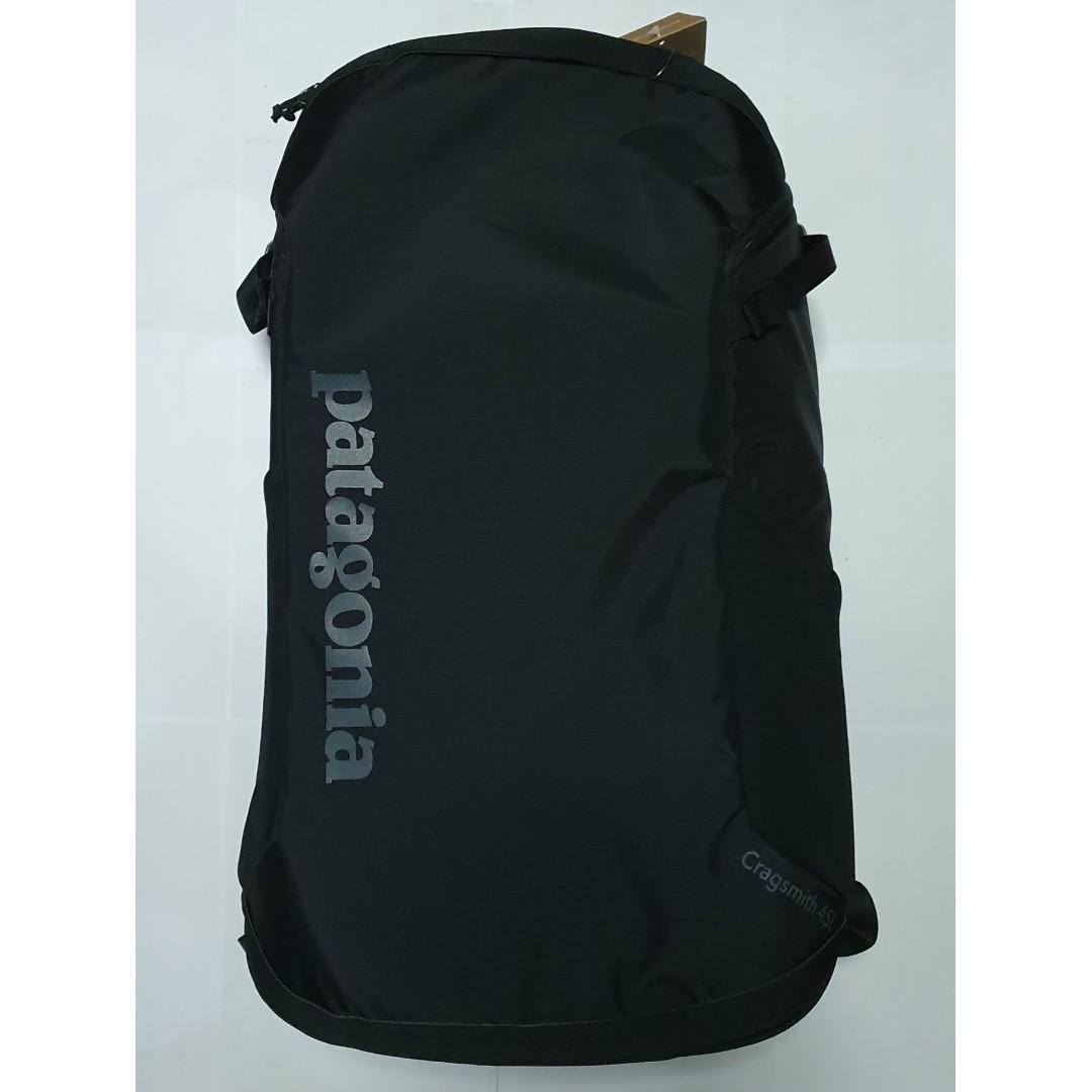Brand New Patagonia Cragsmith 45L Crag Bag Black PRE ORDER