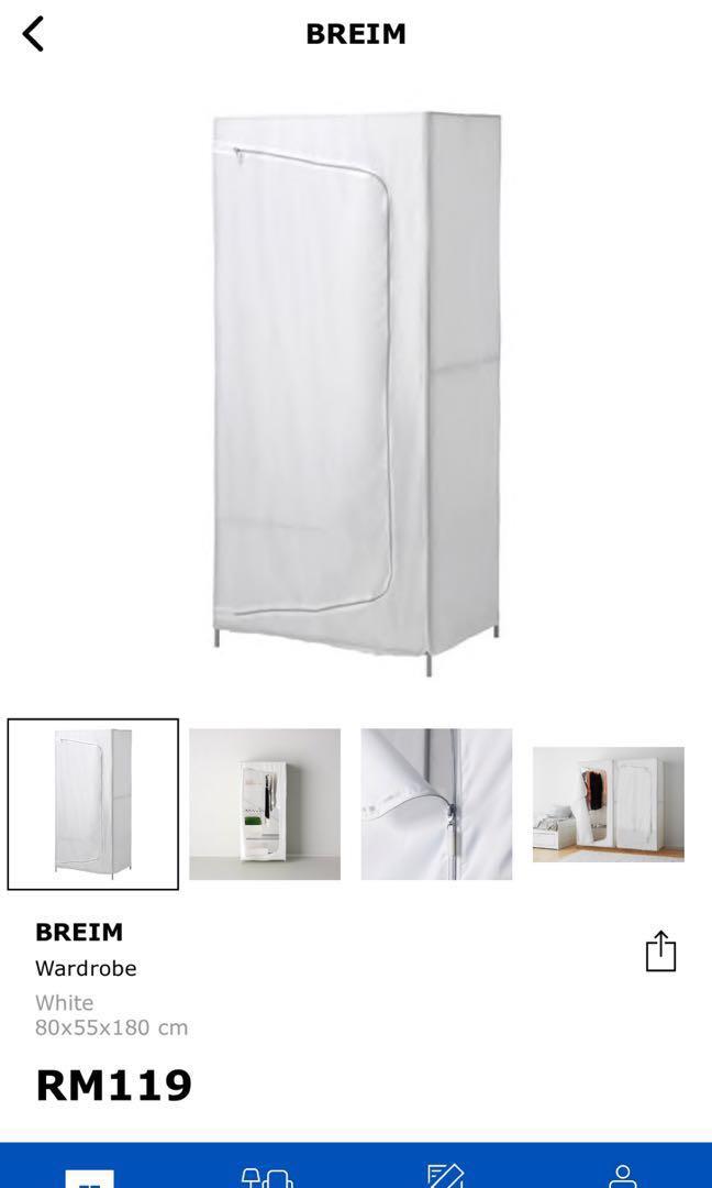BREIM Wardrobe Ikea Furniture Home Living Furniture Shelves