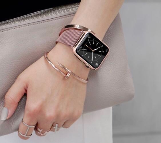 Casetify Stainless Steel Mesh Apple Watch Band Mobile Phones Tablets Mobile Tablet Accessories Mobile Accessories On Carousell