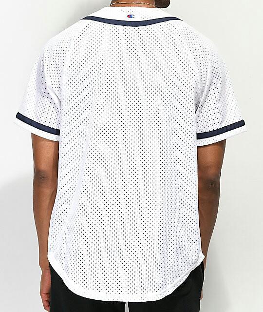 champion mesh baseball jersey
