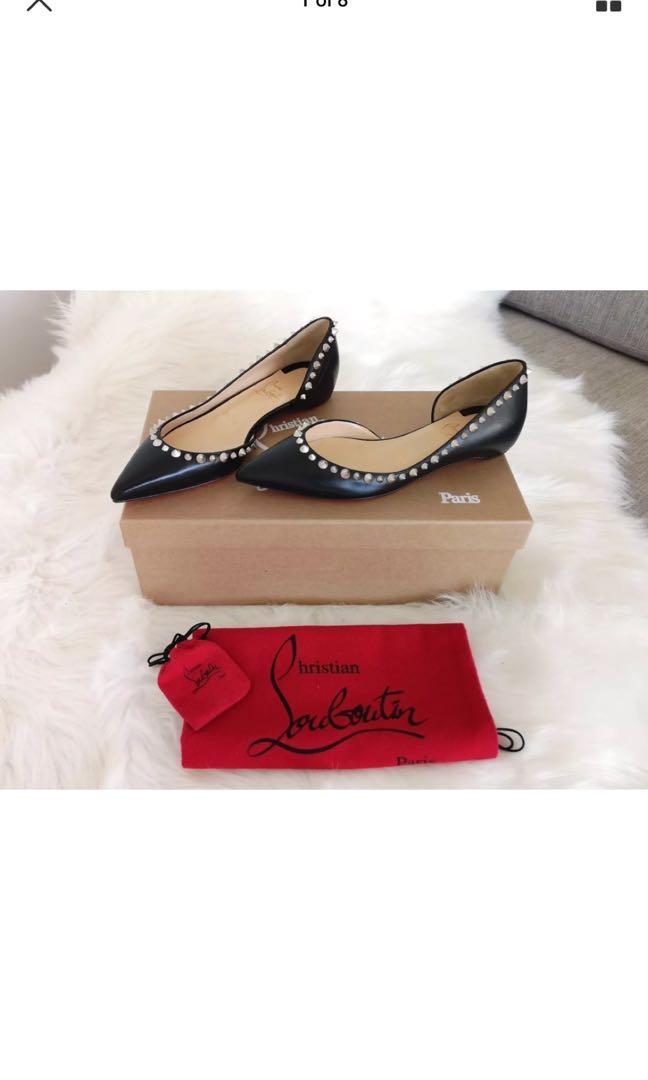 Christian Louboutin spike flats Women s Fashion Footwear Flats