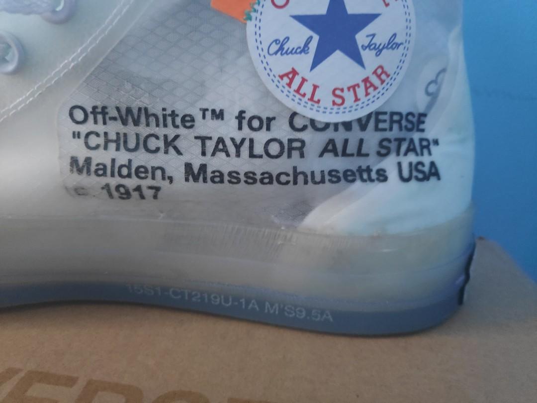 Converse x off deals white pk god