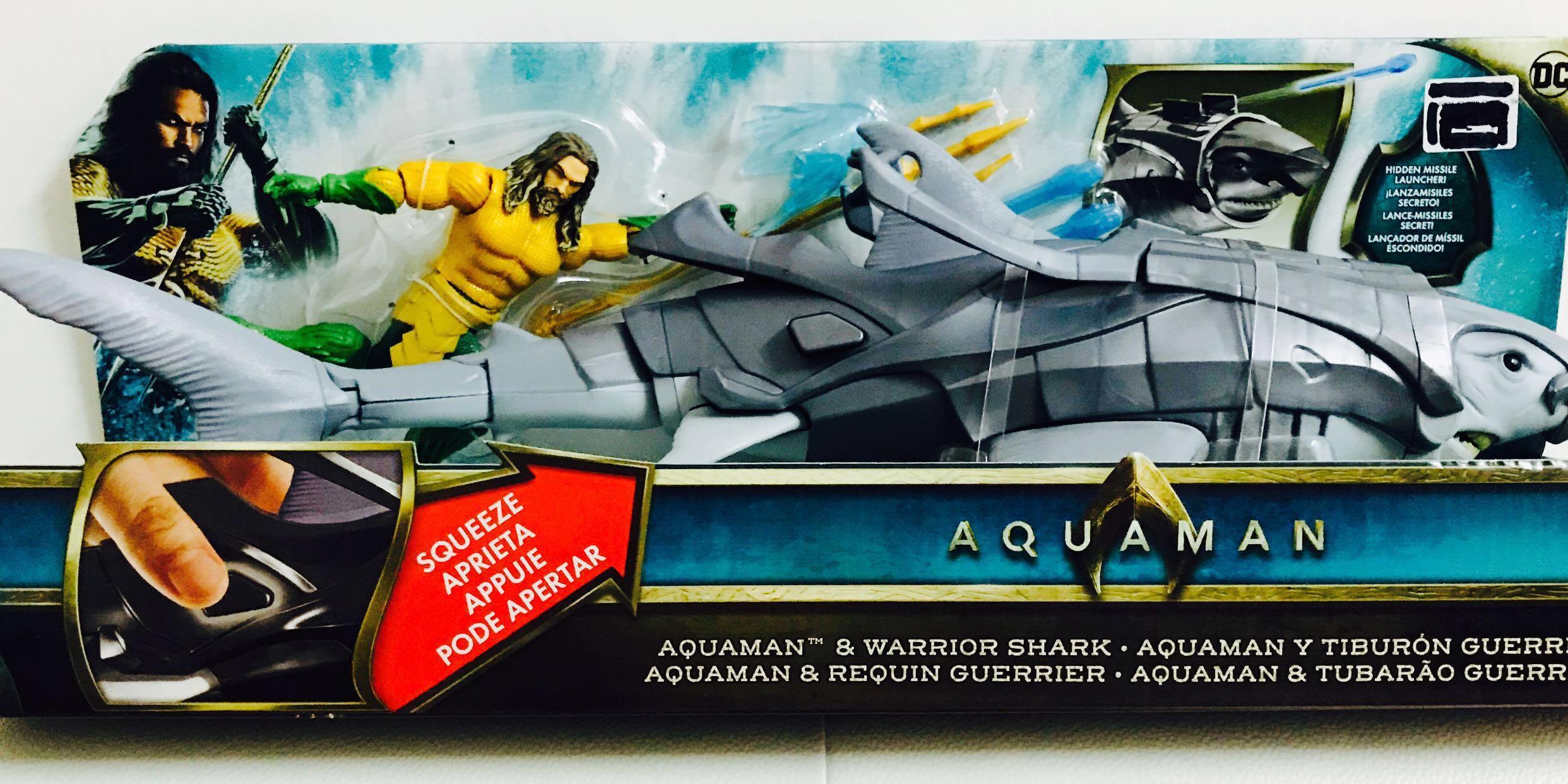 aquaman and warrior shark figure