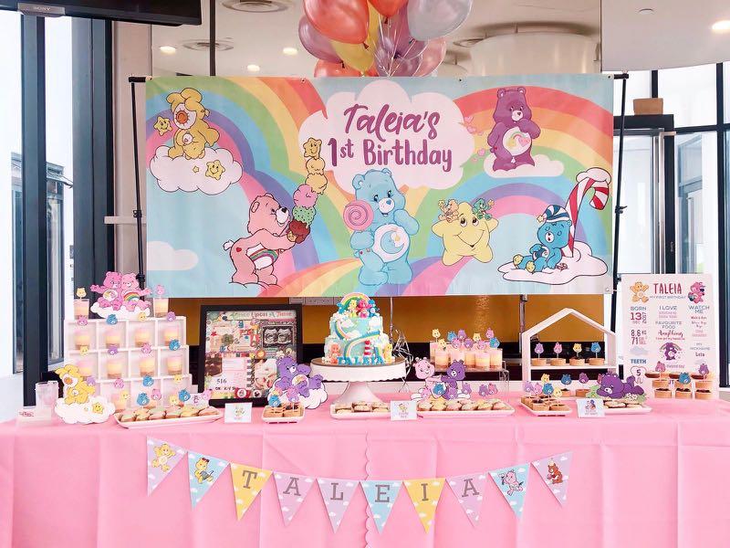 Carebears Dessert Table Party Styling Cakes Desserts Baby