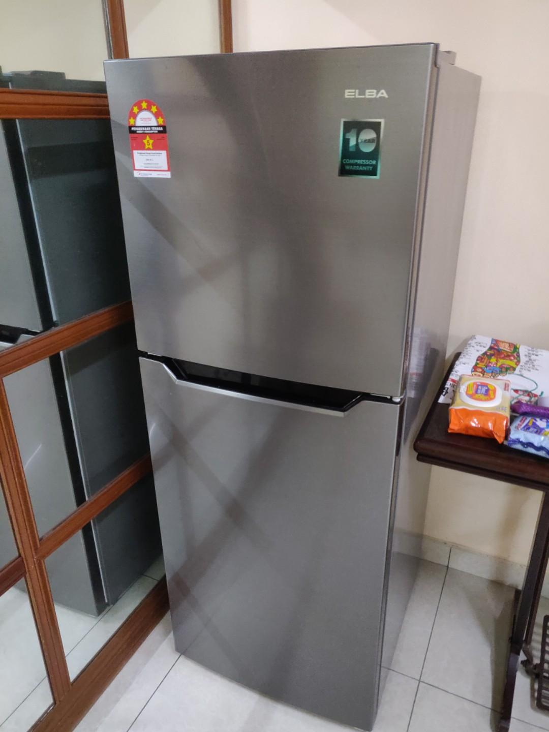 Elba Two Door Fridge ER-G2521(SV), TV & Home Appliances, Kitchen ...