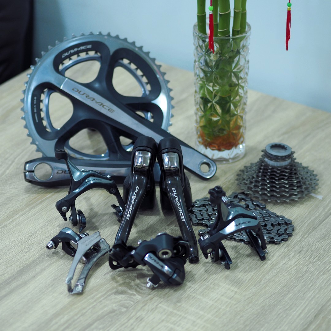 Full Dura Ace 7900 Groupset Good Condition PRICE FIRM, Sports Equipment, Bicycles & Bicycles on Carousell