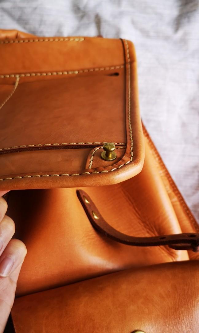 Full Leather backpack - made in Japan-only one in the world, Men's ...