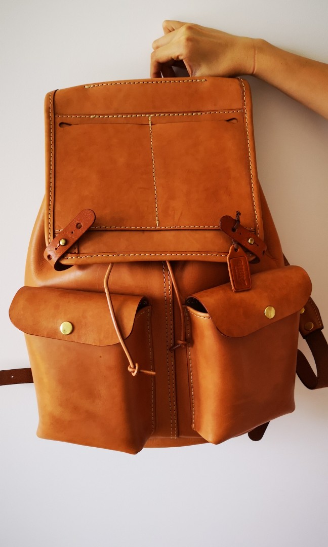 Full Leather backpack made in Japanonly one in the world, Men's