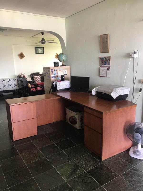 Full Size Office Computer Desk Furniture Tables Chairs On Carousell