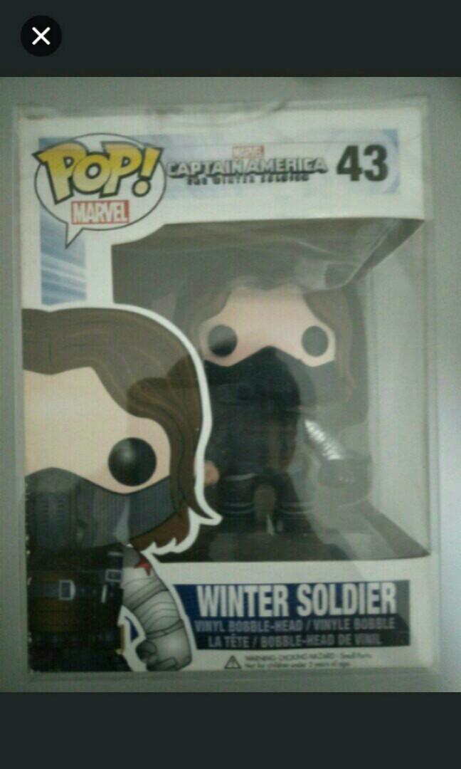 Funko Pop Captain America Winter Soldier Vintage Collectibles