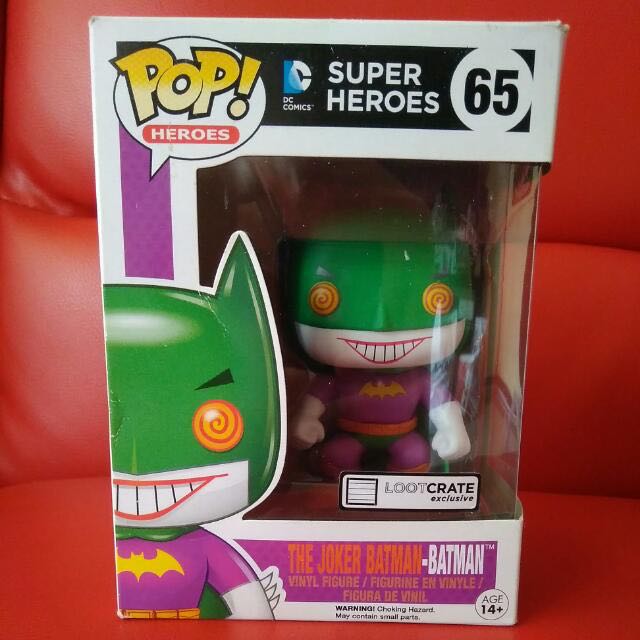 funko pop joker batman loot crate exclusive