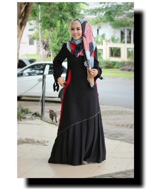 Gamis Shararea Original Fesyen Wanita Muslim Fashion Gaun Di Carousell