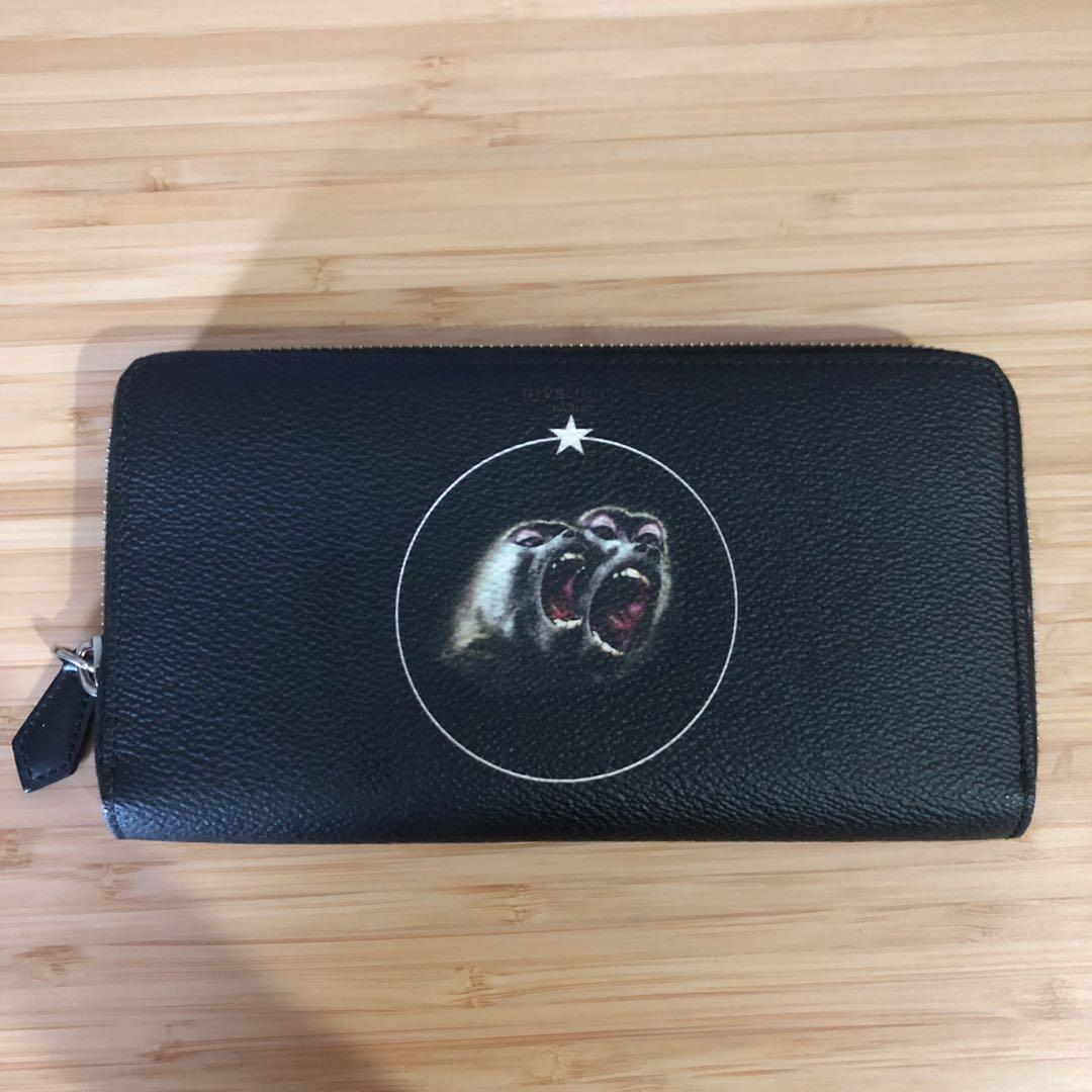 Givenchy Monkey Brothers Long Zipped Wallet