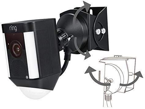 Ring spotlight outlet cam wall mount