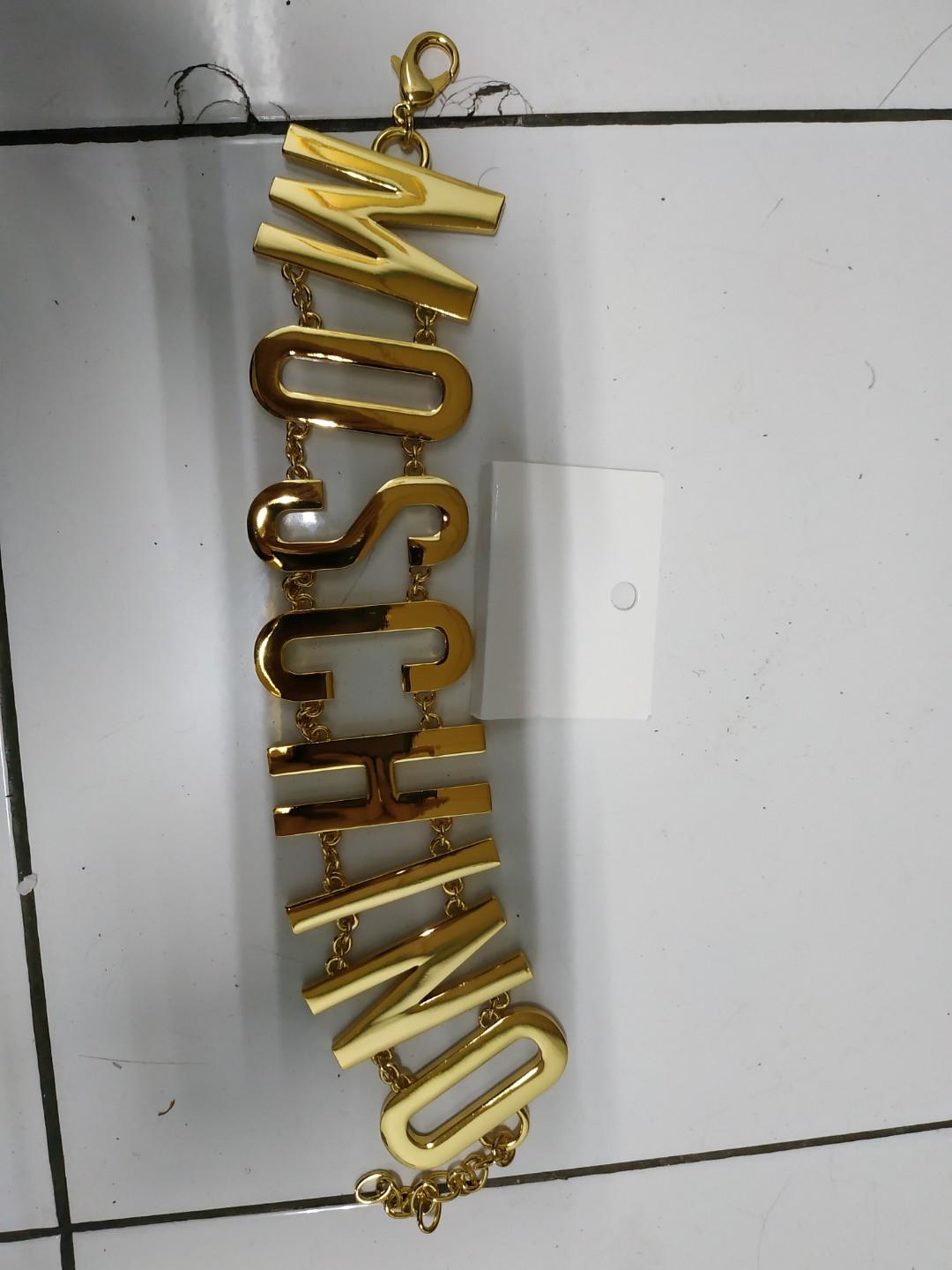 H&m moschino choker sales
