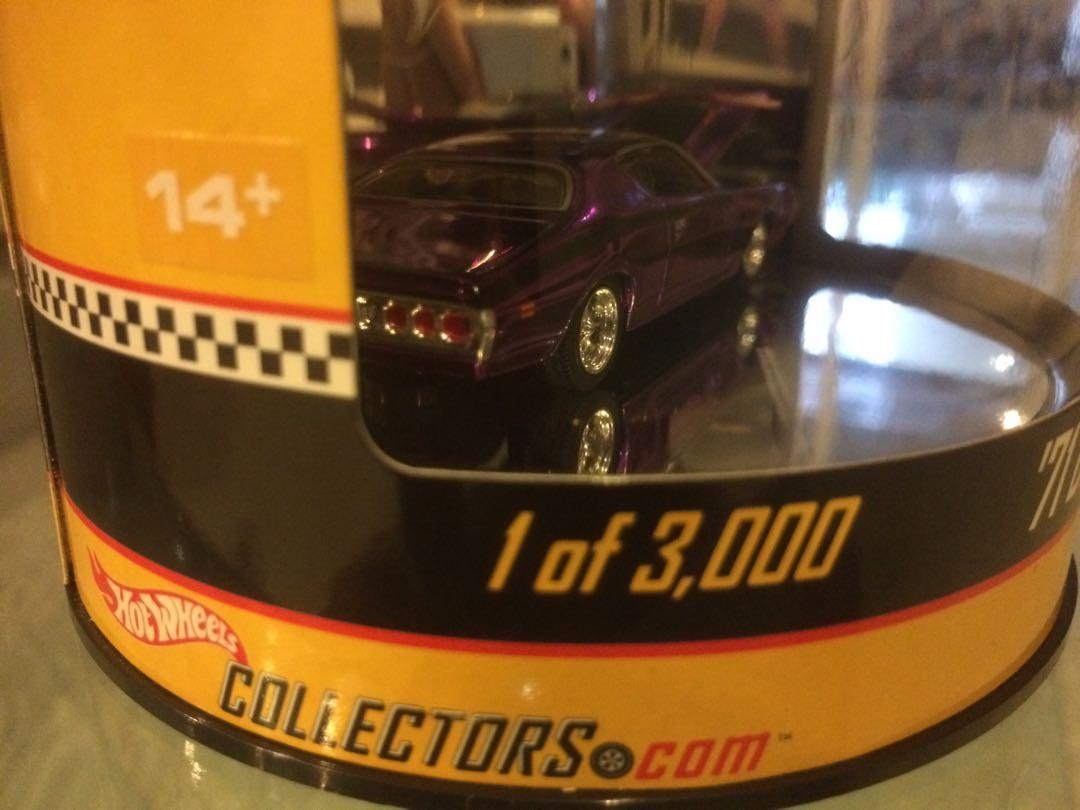 Hotwheels Neo classics 71 Dodge Charger Oil can 3000 limited Rare 