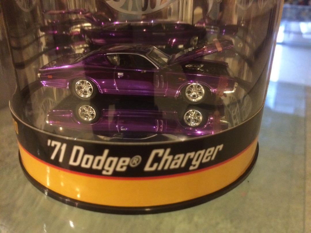 Hotwheels Neo classics 71 Dodge Charger Oil can 3000 limited Rare 