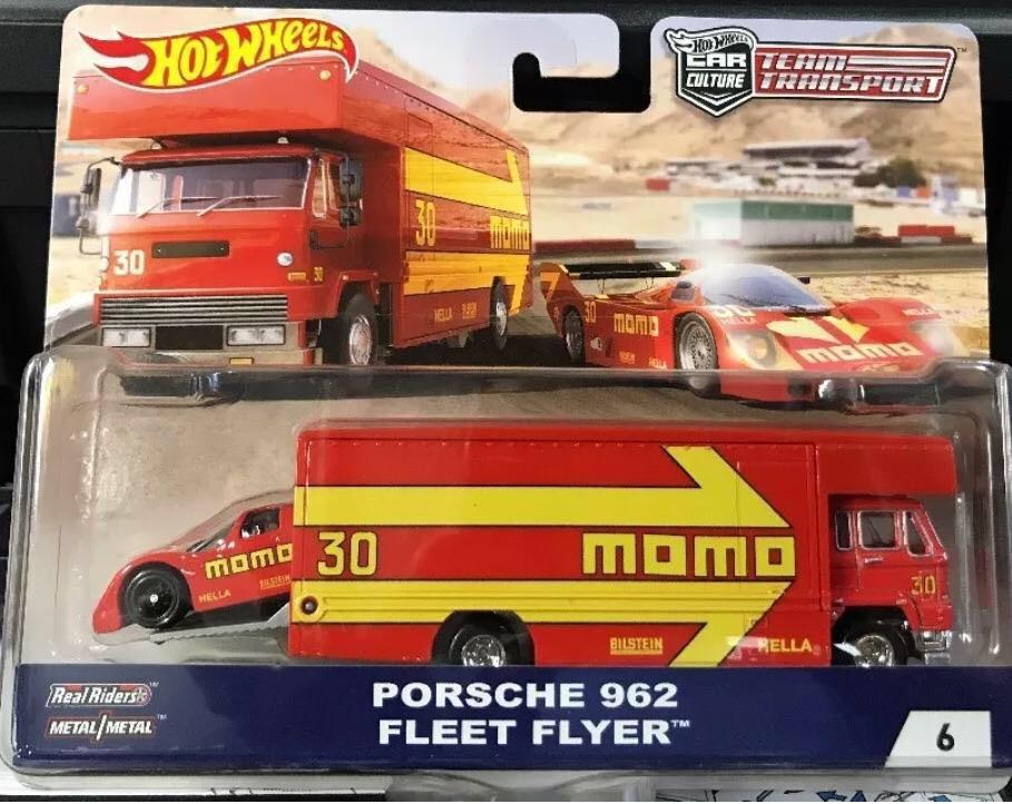 hot wheels porsche 962 fleet flyer