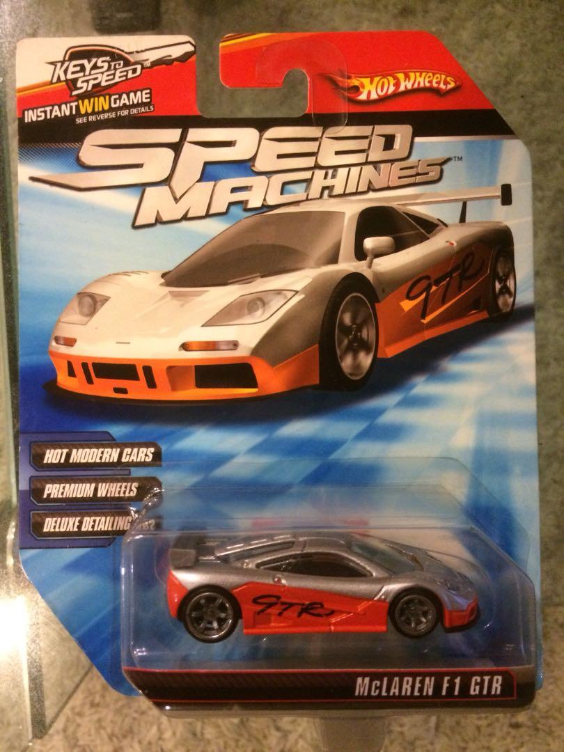 Hotwheels Speed Machines Mclaren F1 Gtr Toys Games Diecast Toy Vehicles On Carousell