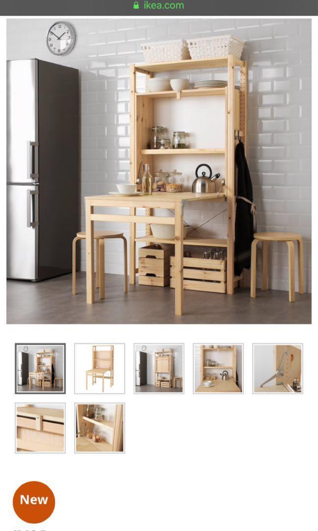 Ikea Ivar Storage Unit Foldable Table 90x30 104 179cm