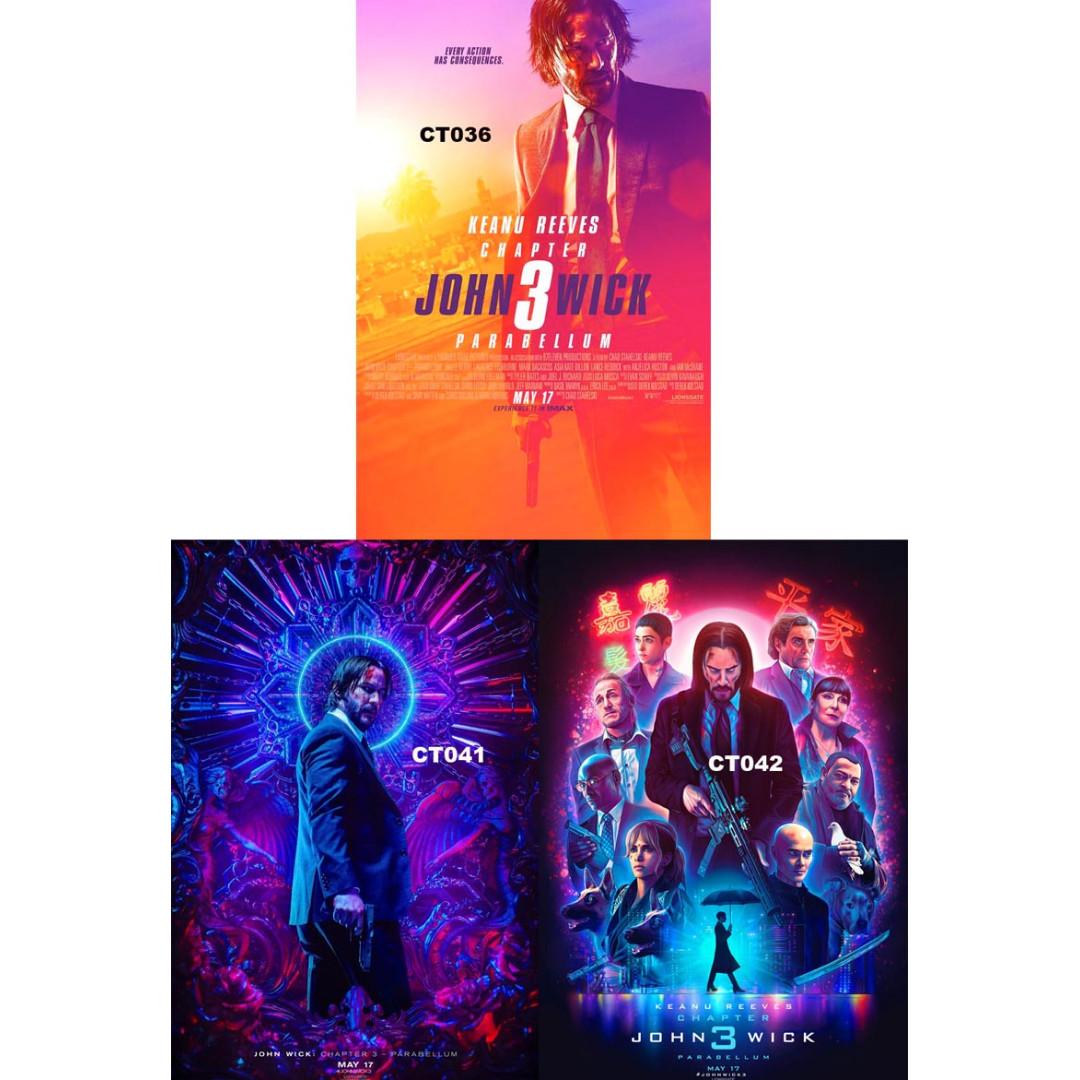 John Wick 3 Movie Posters Part 1 Everything Else On Carousell