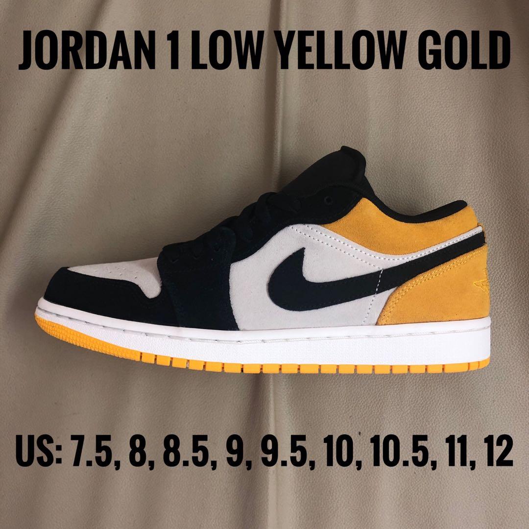 jordan 1 low yellow ochre
