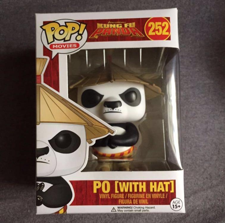 Po With Hat Pop Vinyl Figure Funko Kung Fu Panda 