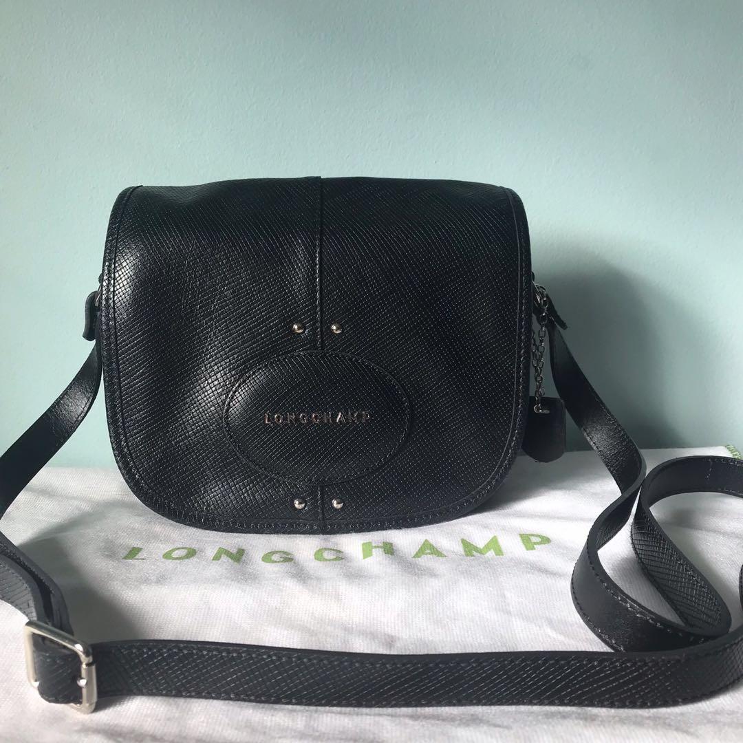 Longchamp Quadri Crossbody Bag Black Luxury Bags Wallets On Carousell