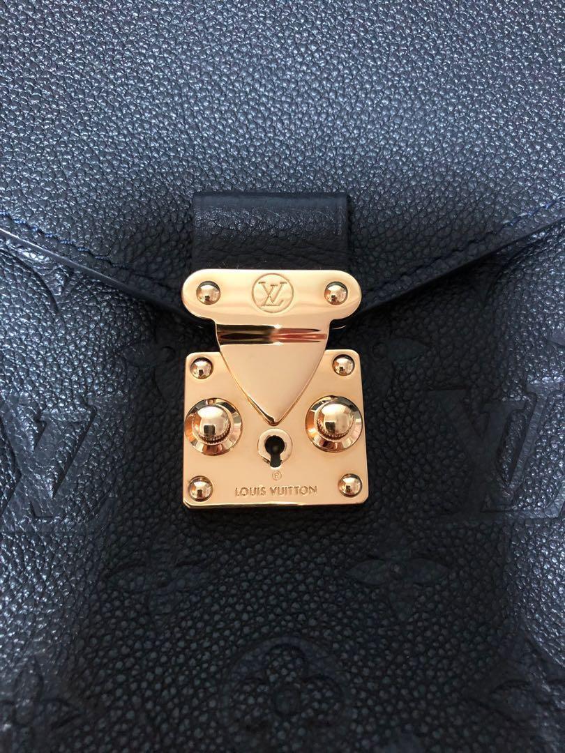 LOUIS VUITTON France Authentic Metis Hobo Empreinte Leather Tote