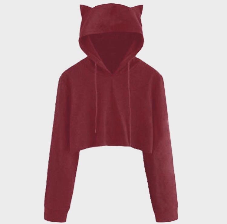 maroon sweater hoodie