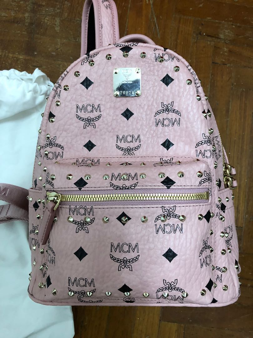 MCM Backpack Baby Pink Women s Fashion Bags Wallets