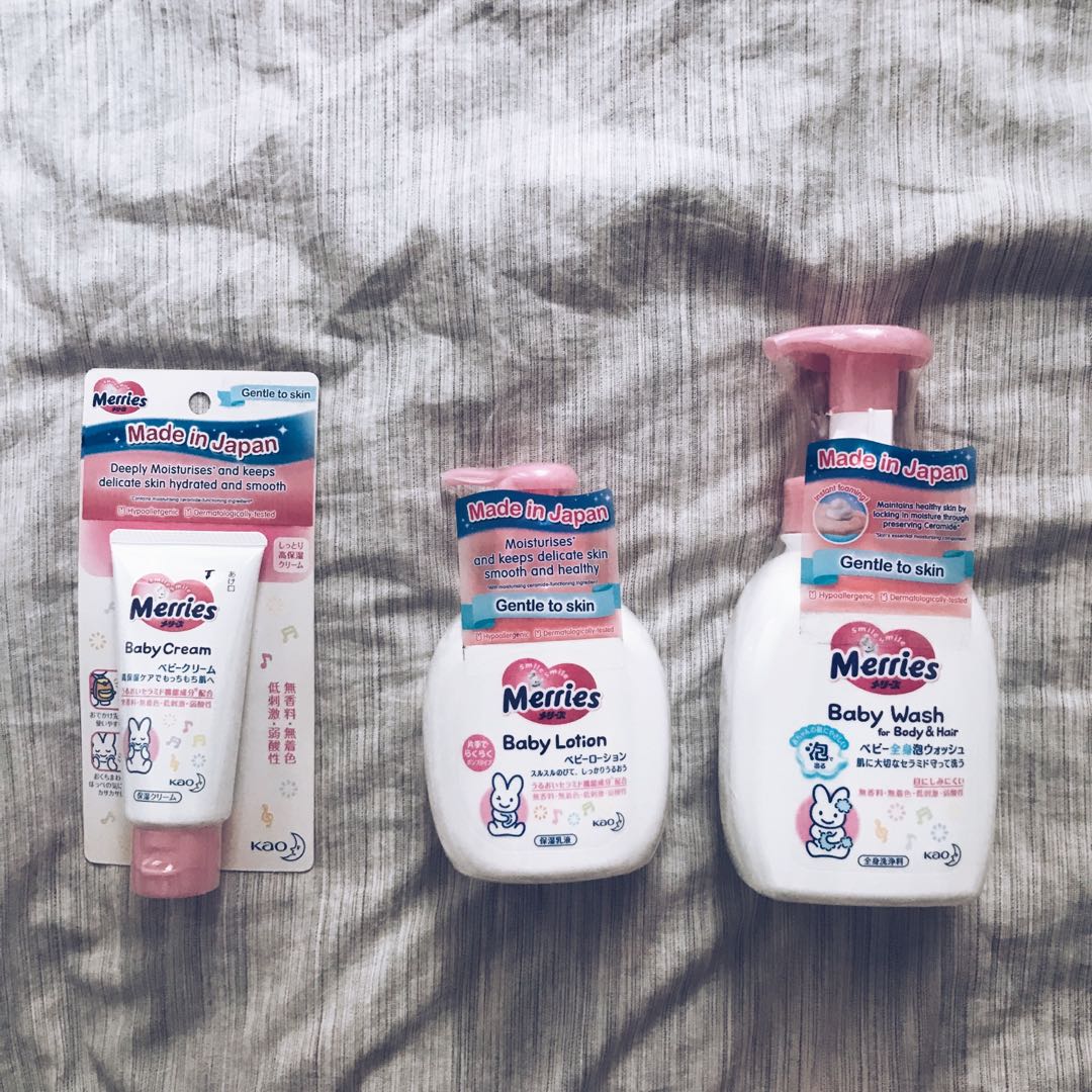 merries baby lotion