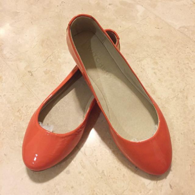 NEW Witchery Leather Ballet Flats