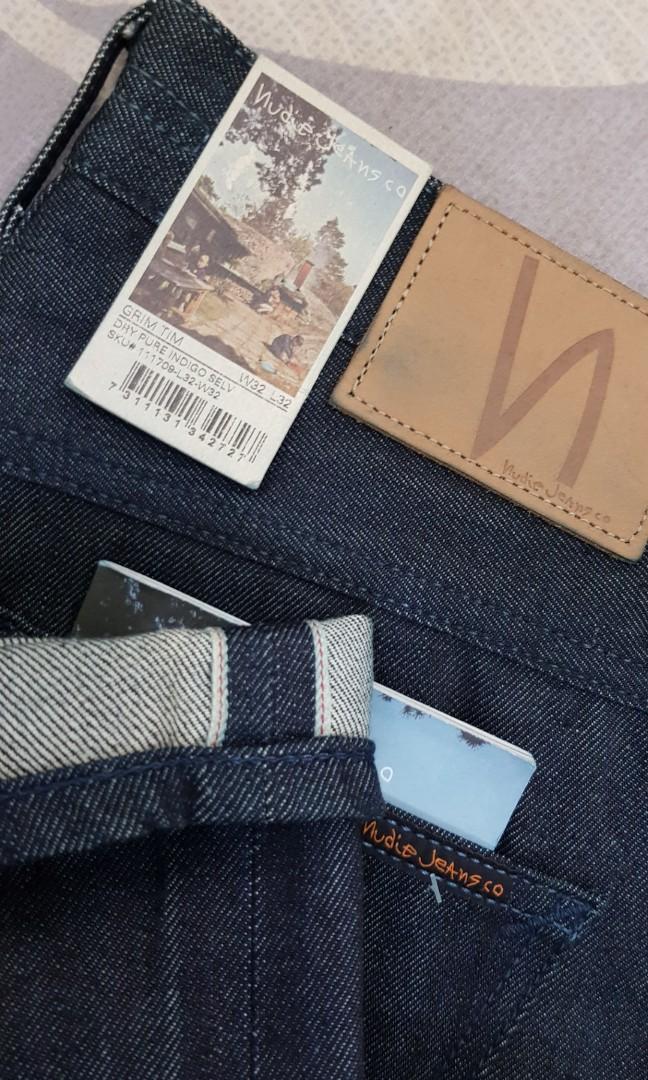 Grim tim dry pure indigo selvage clearance