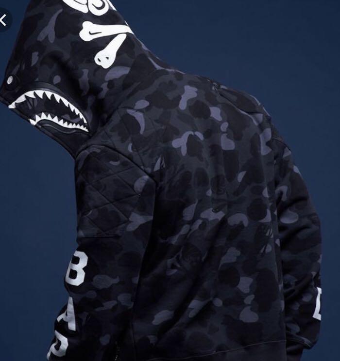 Bape shark hoodie, Men's Fashion, Tops & Sets, Hoodies on Carousell
