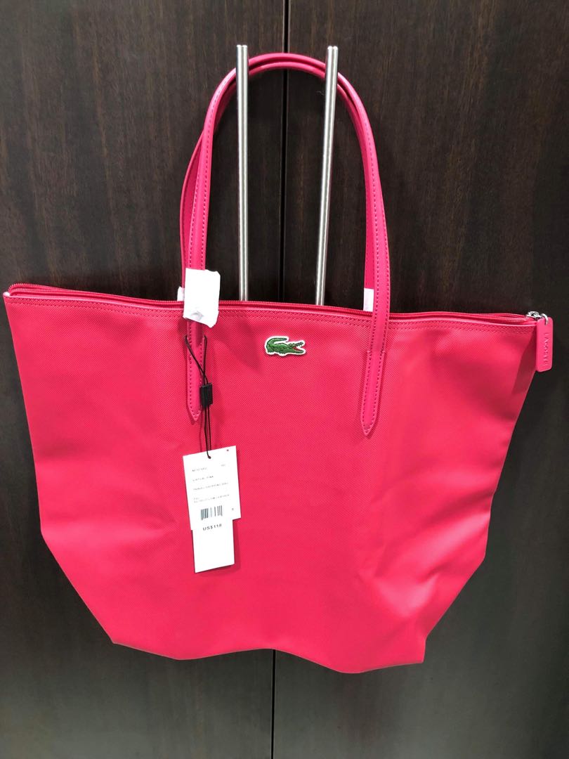Original lacoste pink bag, Women's Fashion, Bags & Wallets, Cross-body ...