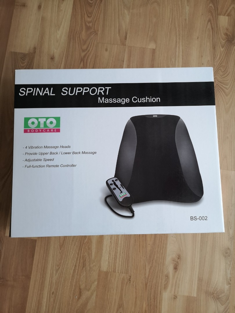 OTO Spinal Support Massage Cushion, Health & Nutrition, Massage Devices on Carousell